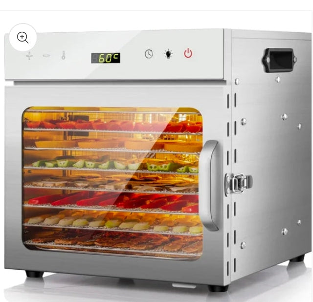 Premium stainless steel food dehydrator _10 Trays