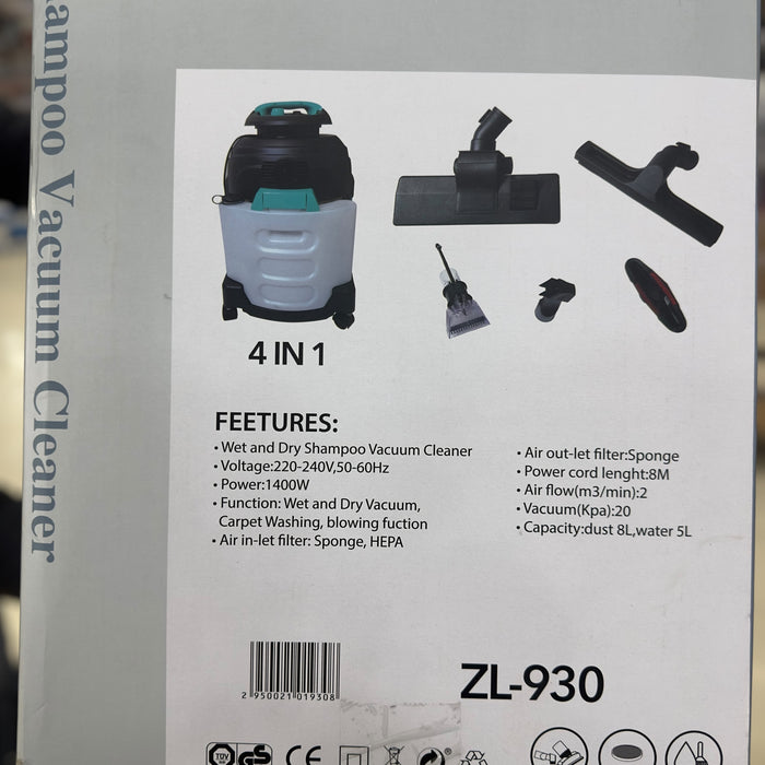 Uakeen Wet and Dry Shampoo Vacuum Cleaner ZL-930