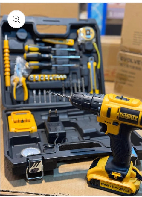 DeWALT Drill Set 48V MAX / XR Li-ion 2.0Ah – Cordless Power Tool