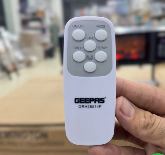 Geepas Wall Mounted Fireplace Heater 28514