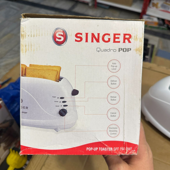 Singer 4 Slice Popup Toaster SPT-114