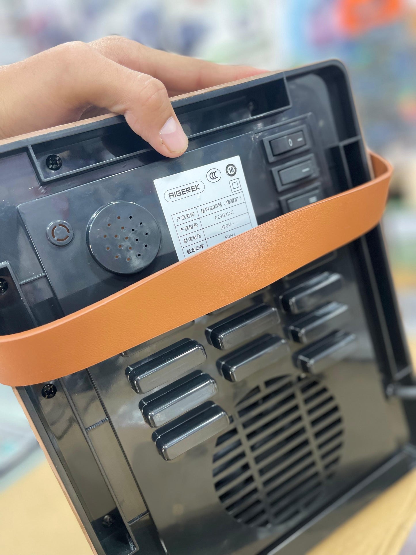 Aigerek 3D Fireplace Electric Heater