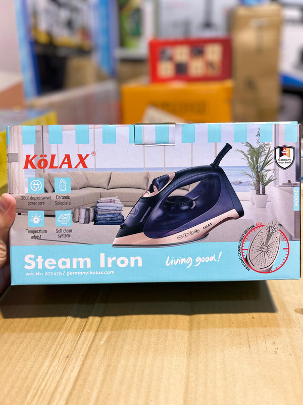 KOLAX Steam Iron 2400W – Germany Brand Art No. 822476