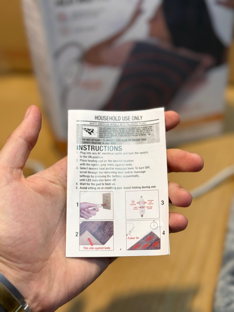 Massaging Weighted Heating Pad | Pain Relief & Muscle Relaxation