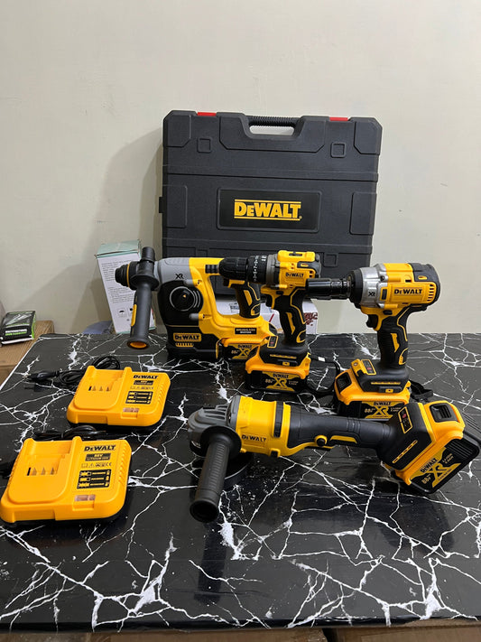 Original Dewalt 4 in 1 drill machine set