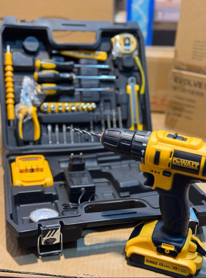 DeWALT Drill Set 48V MAX / XR Li-ion 2.0Ah – Cordless Power Tool