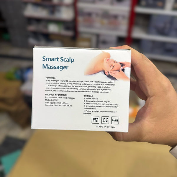 Rechargeable scalp massager