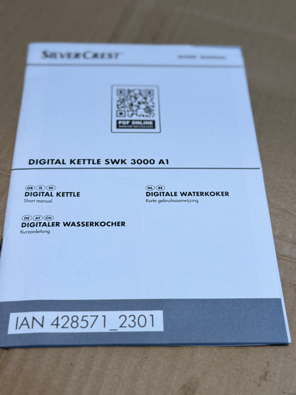 silver electric kettle