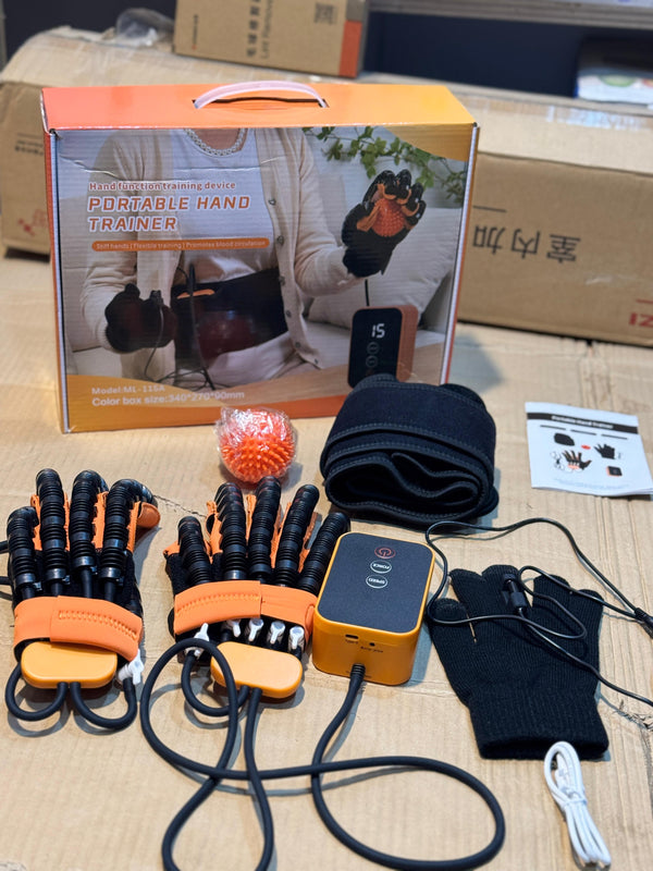 Portable hand triner meshine. Double hand