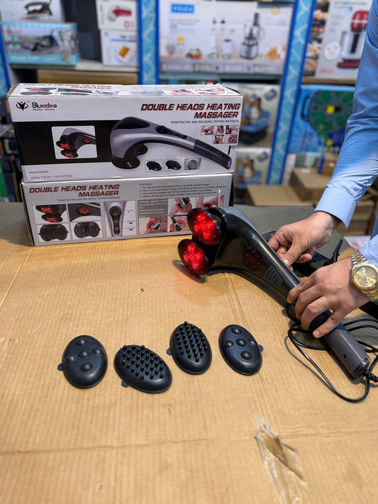 Double Heads &. Heating massager