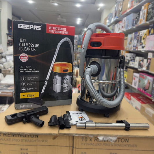 Geepas 25L Wet & Dry Vacuum Cleaner & Blower 19011