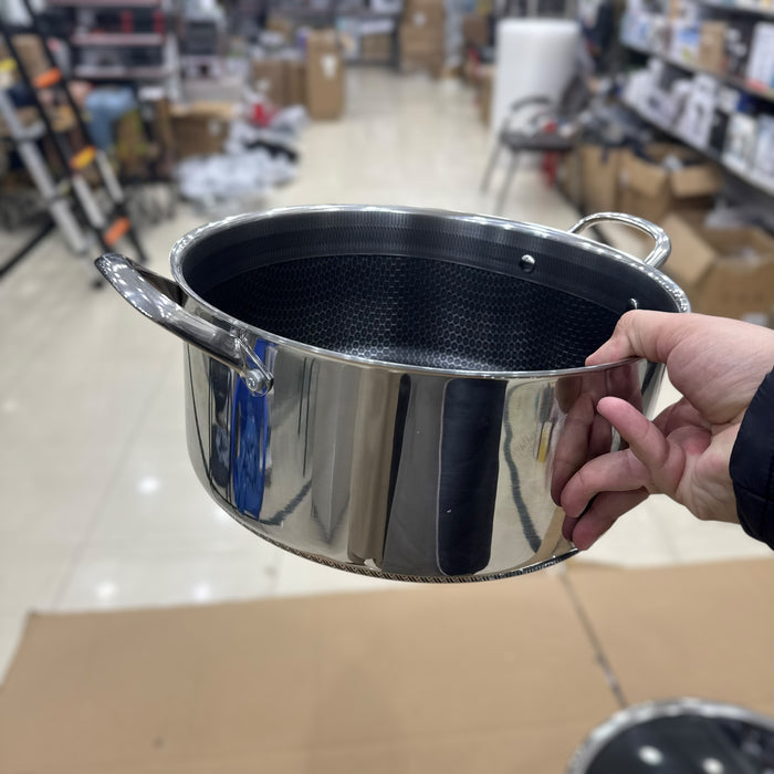 4pcs Big Size Laser Coated Casserole