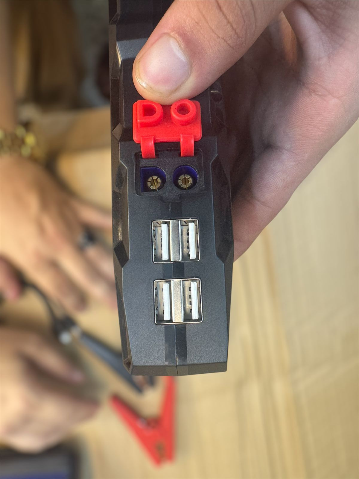 Rechargeable jump starter 3 in 1 function 18000 battery