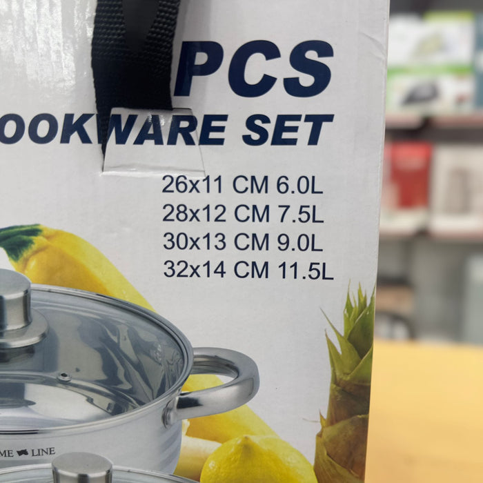 Berghome Line 8pcs stainless steel cookware set BL-1465