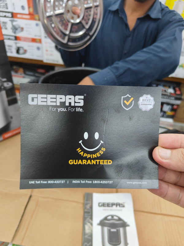 Original Geepas Pressure cooker 8L