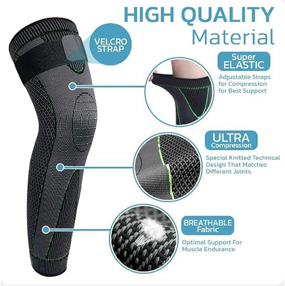 Elastic Compression Knee Support Sleeve Pair No:3675