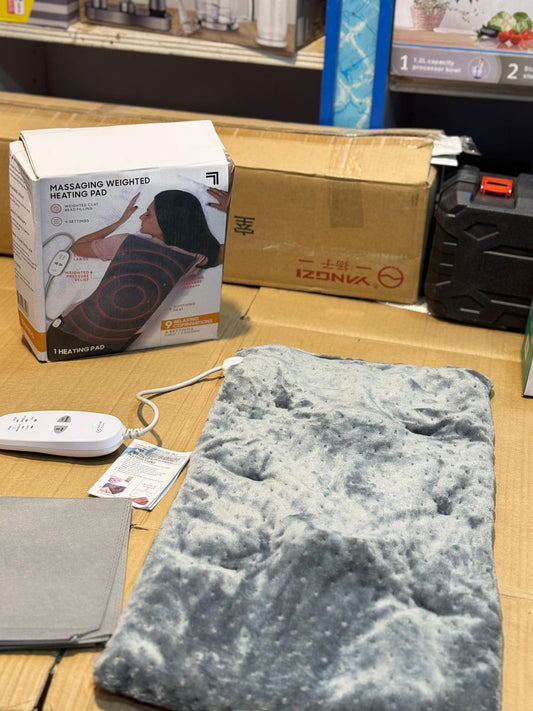 Massaging Weighted Heating Pad | Pain Relief & Muscle Relaxation