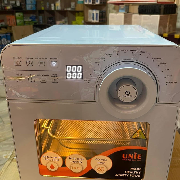 UNIE Digital Air Fryer Sky Blue 14.5L