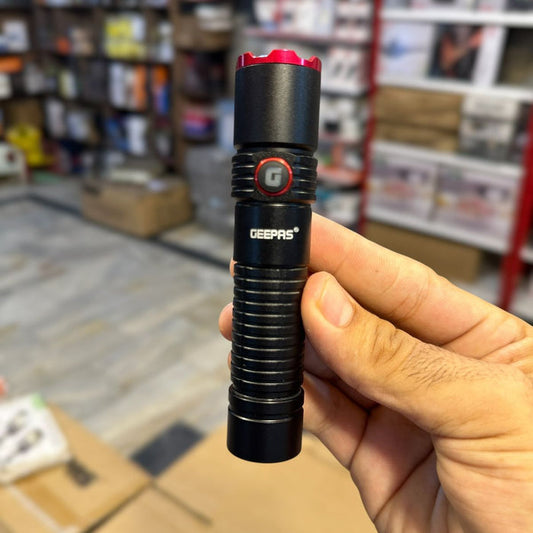 Geepas Rechargeable LED Flashlight-51065