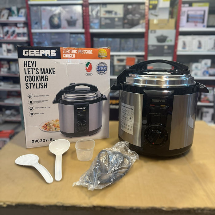 Geepas 6L Electric Pressure Cooker 307