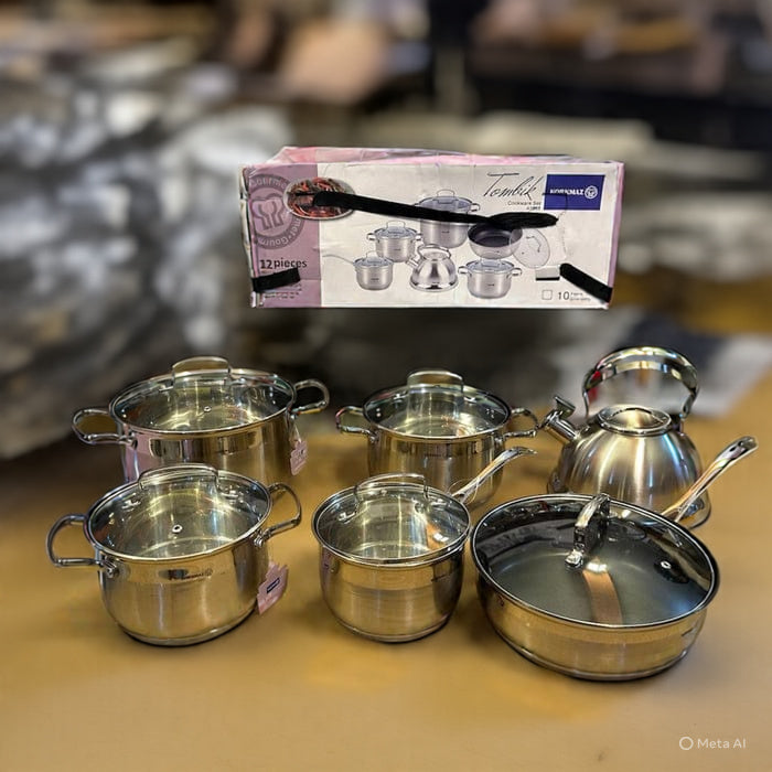 Korkmaz Tombik 12Pcs Cookware Set
