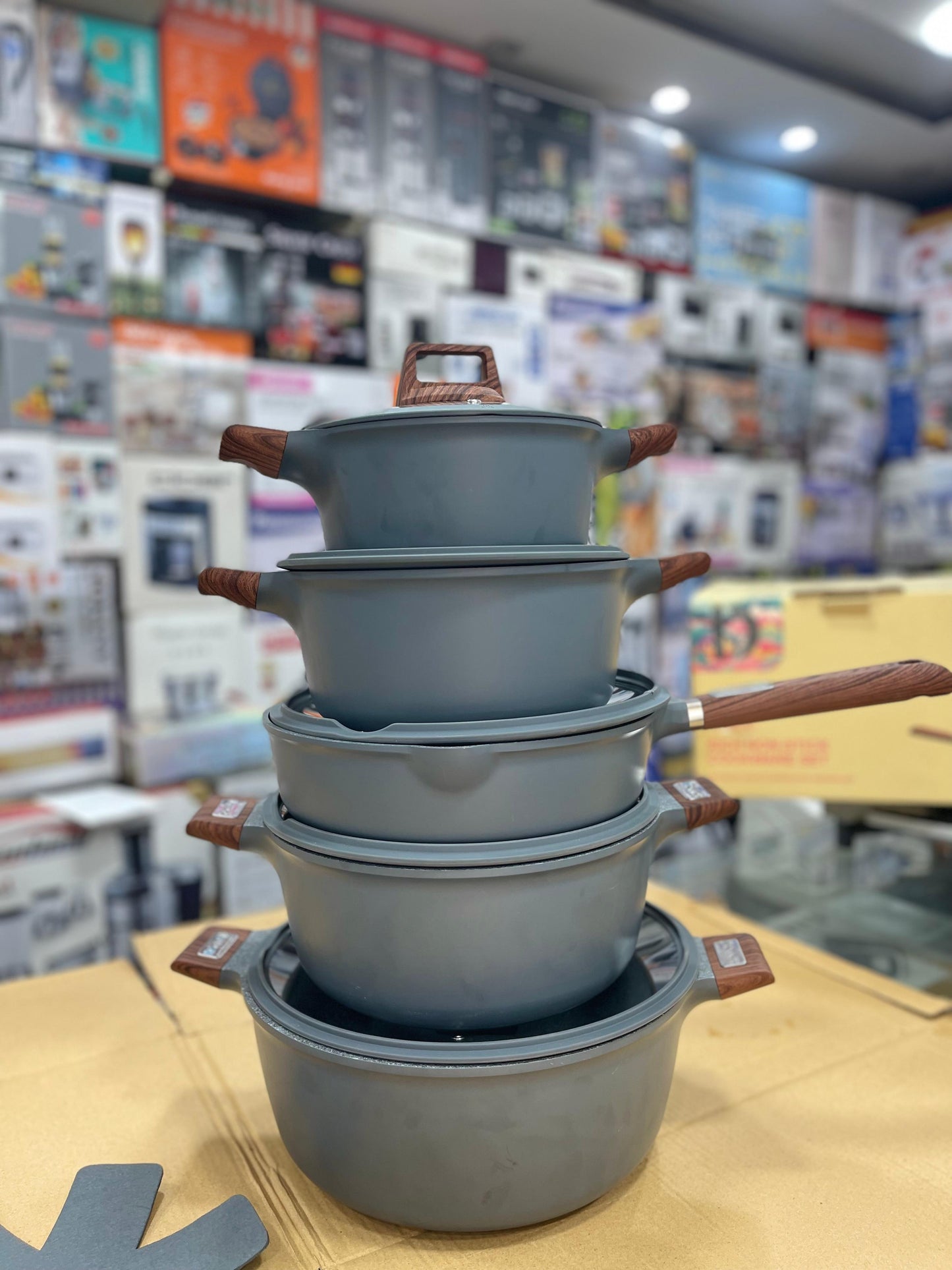 Donnor 15pcs Rich Non-Stick Cookware Set