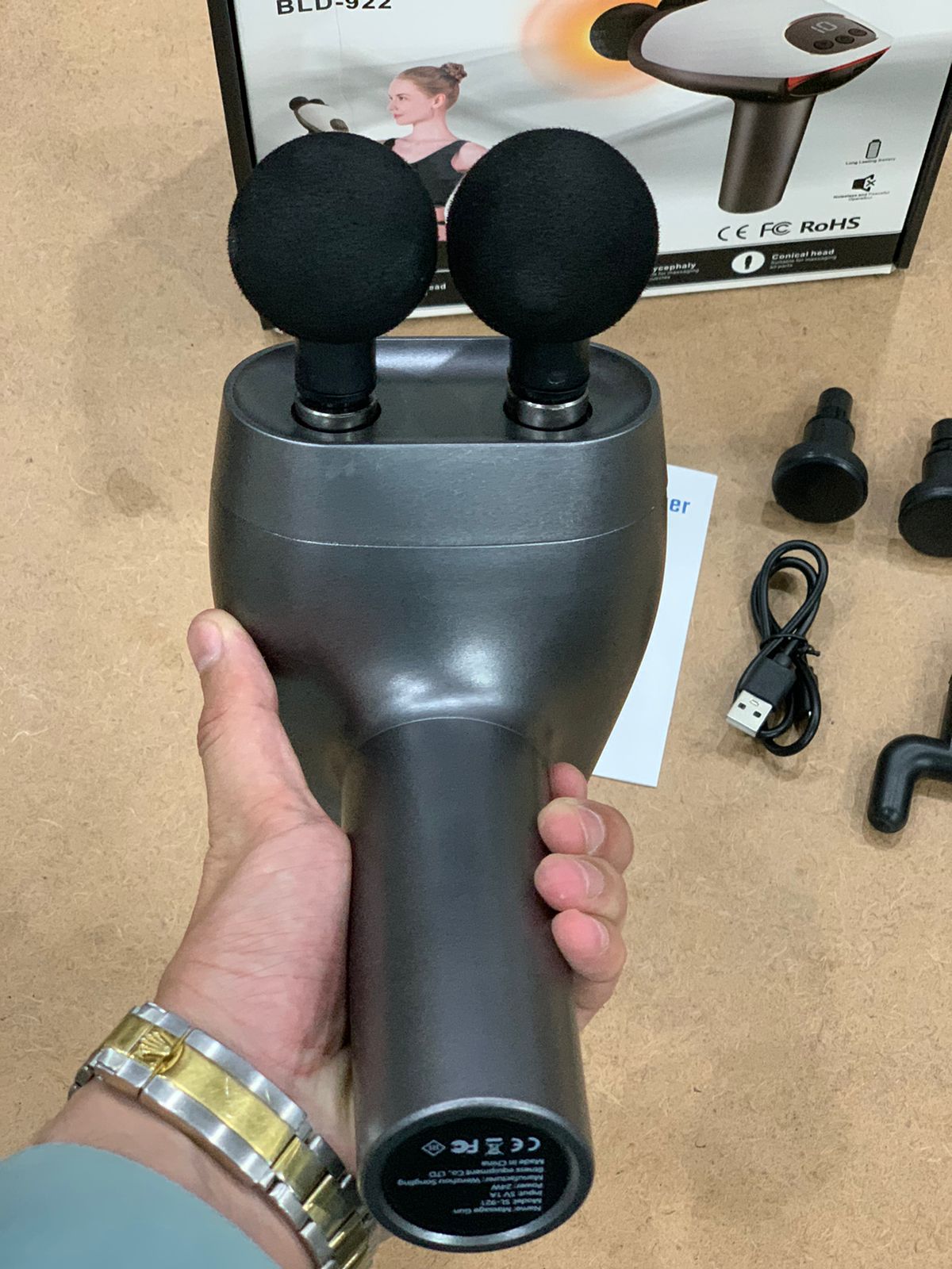 Double Hand Gun massager