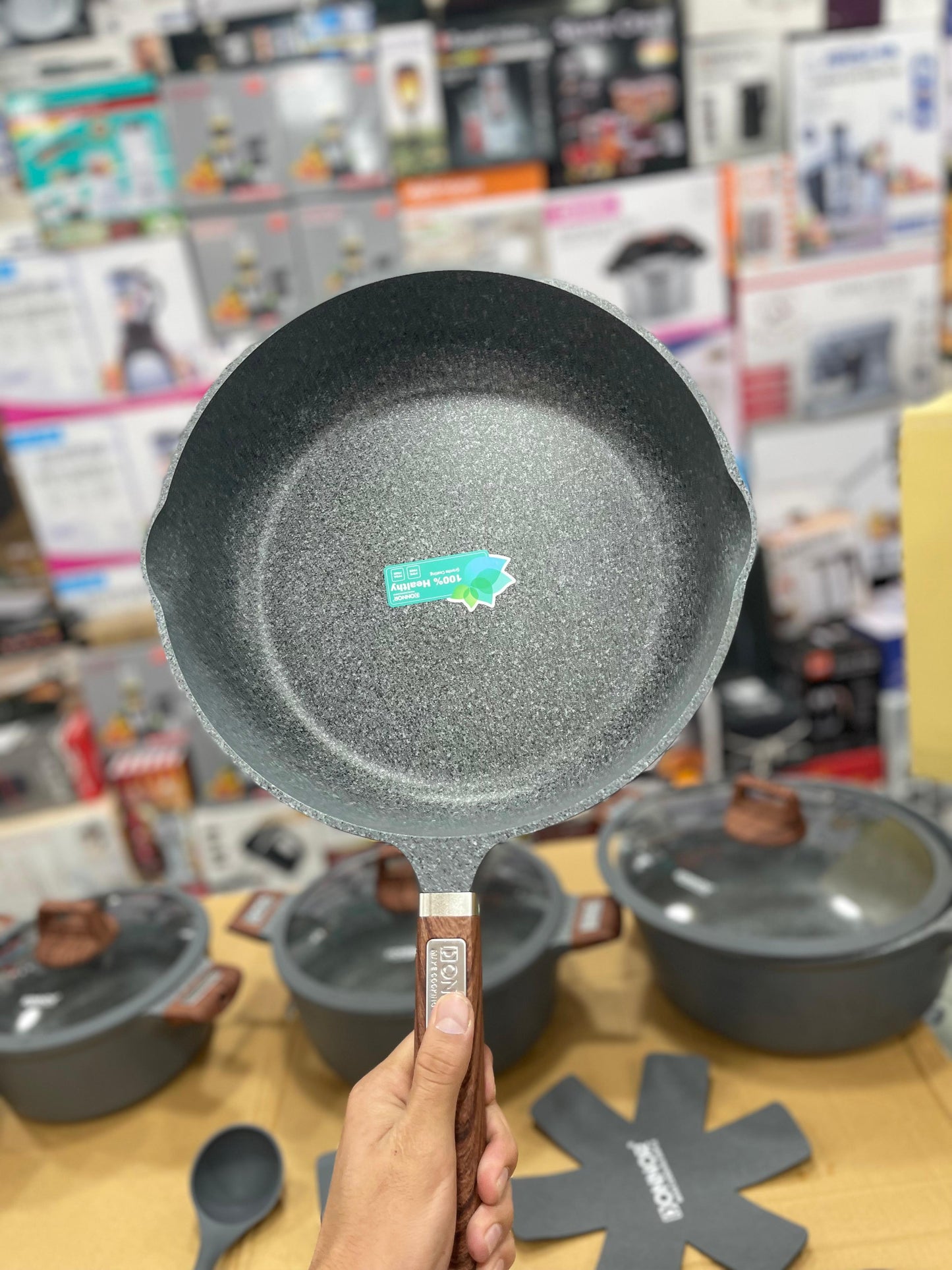 Donnor 15pcs Rich Non-Stick Cookware Set