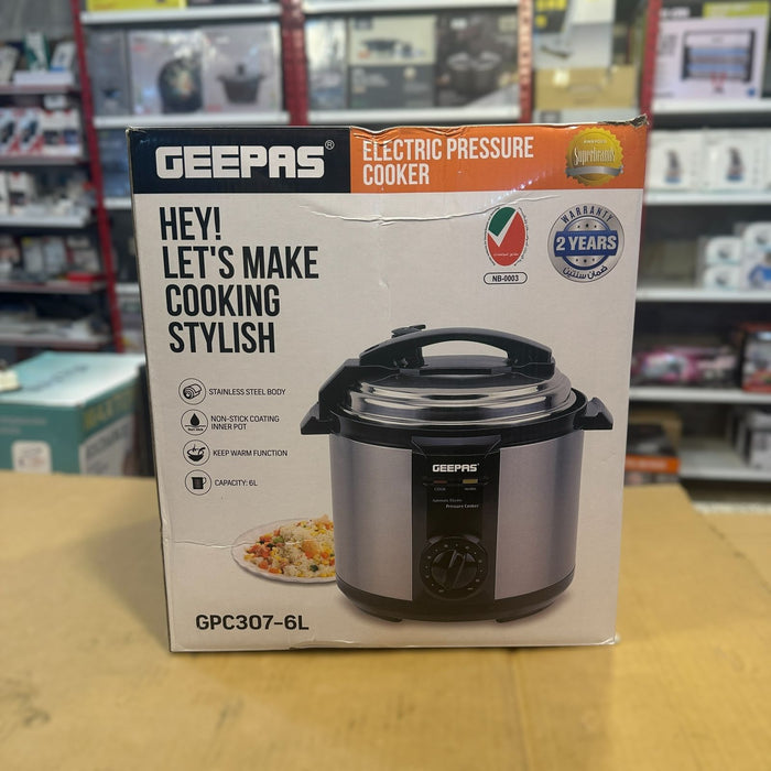 Geepas 6L Electric Pressure Cooker 307