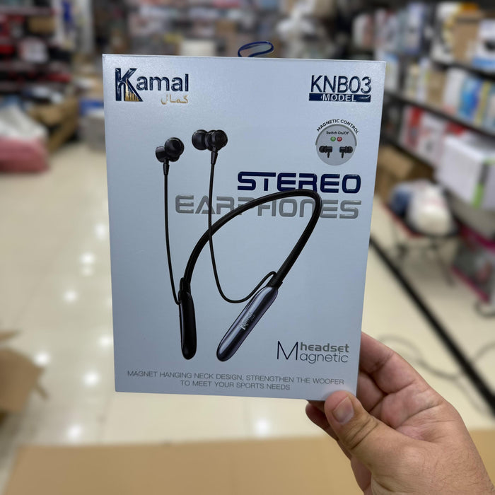 Kamal Stereo Earphones Magnetic Headset KNB03