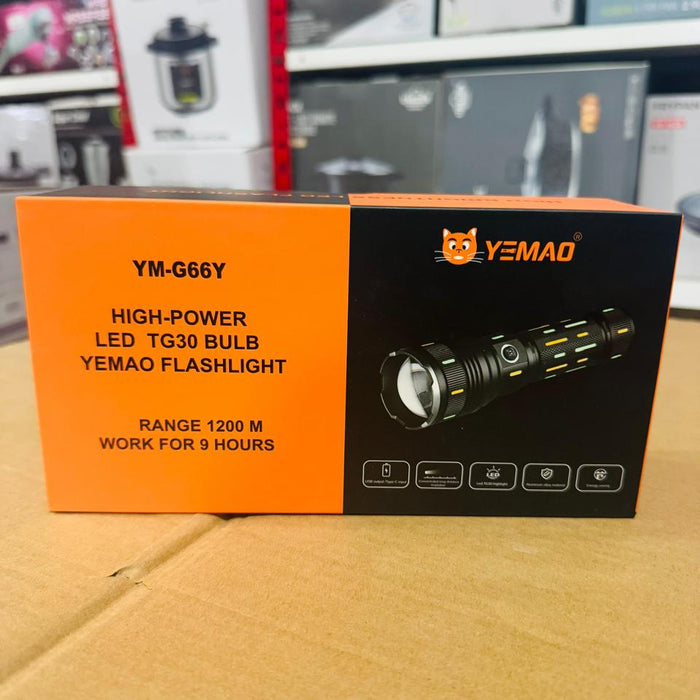 yemao high Power LED FLASHLIGHT 🔦