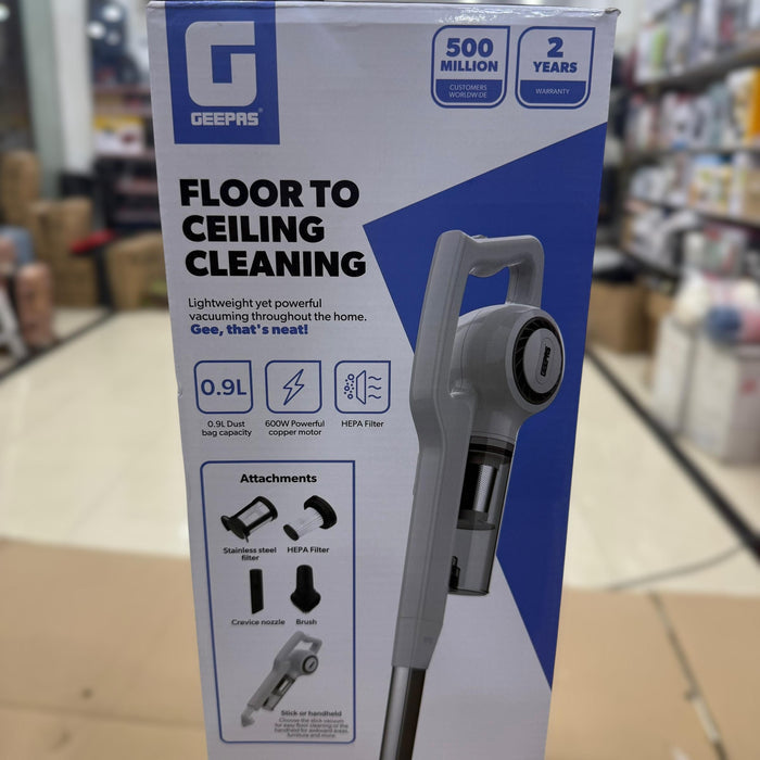 Geepas Stick & Handheld Vacuum Cleaner 2596