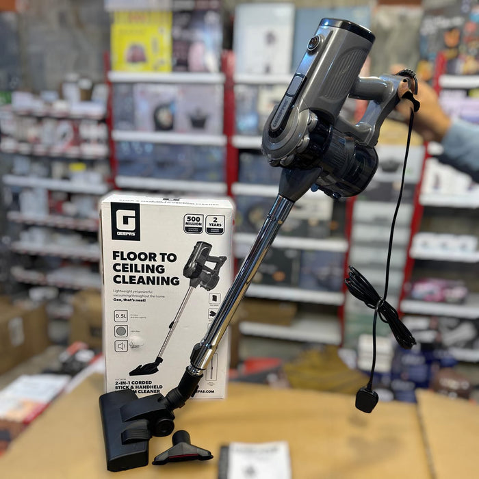 Geepas 2 in 1 Corded Stick & Handheld Vacuum Cleaner 19036