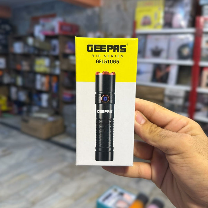 Geepas Rechargeable LED Flashlight-51065