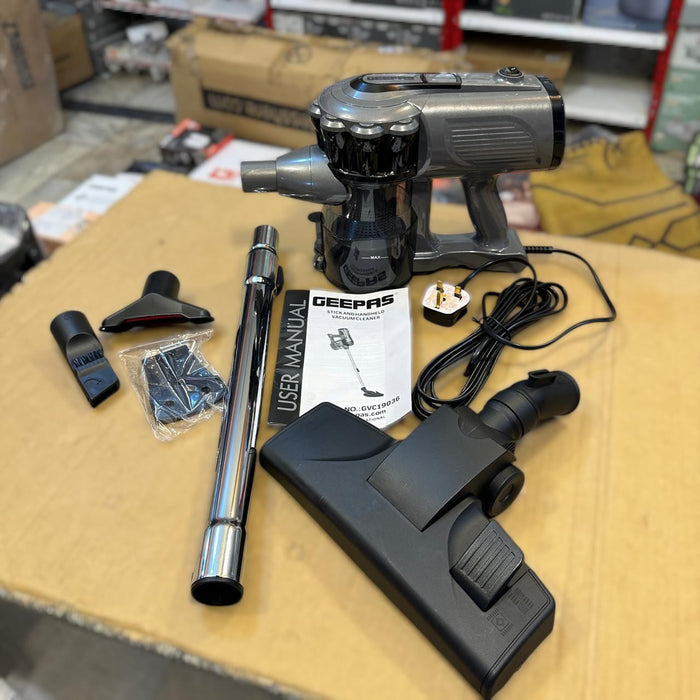 Geepas 2 in 1 Corded Stick & Handheld Vacuum Cleaner 19036