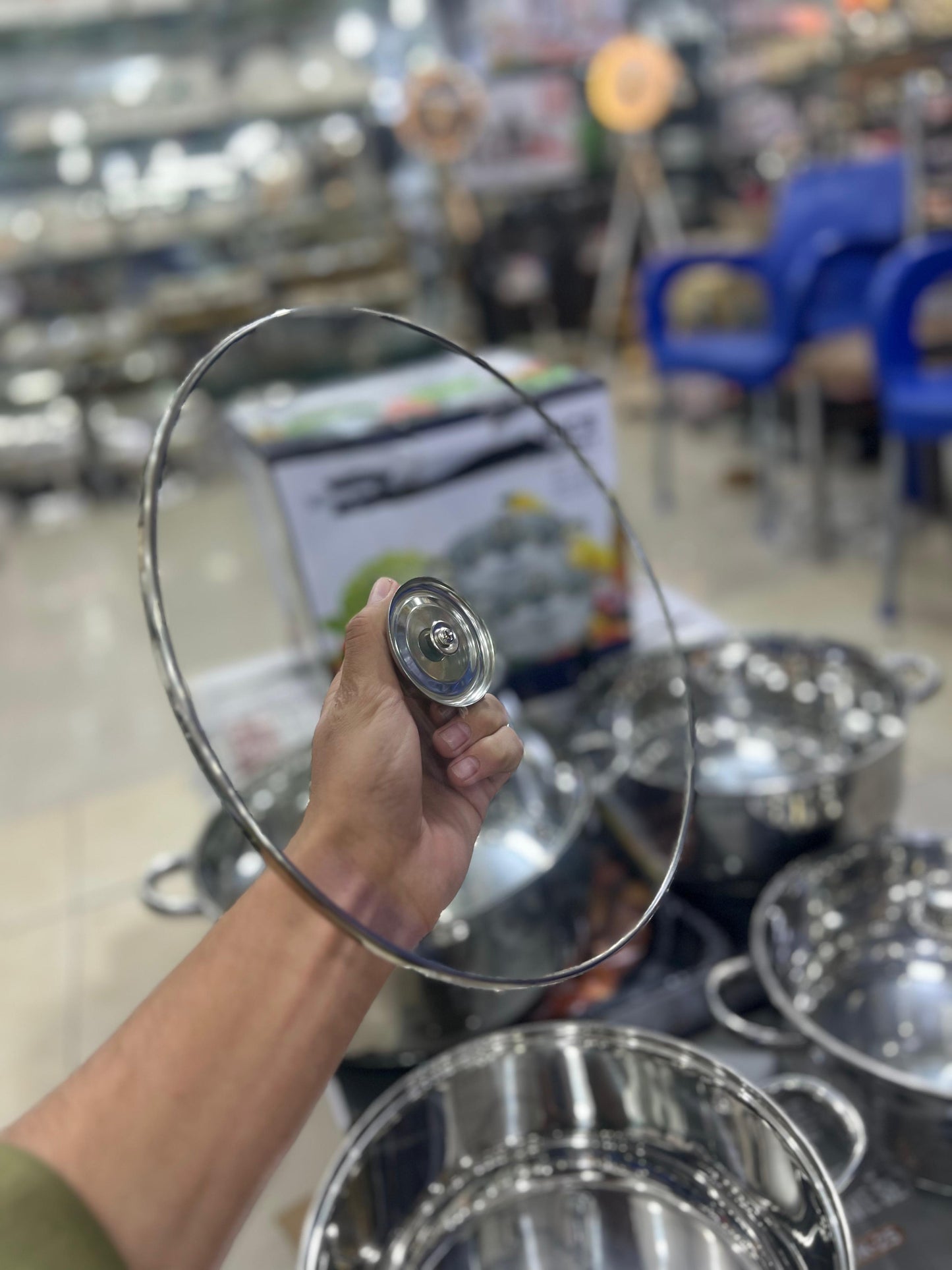 Berghome Line 8pcs stainless steel cookware set BL-1465