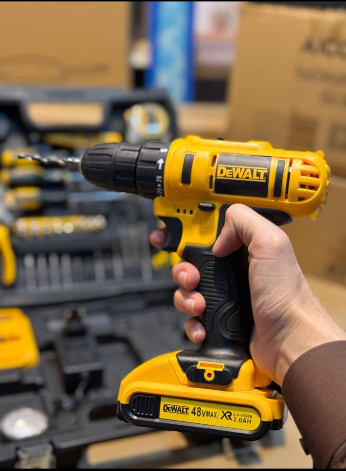 DeWALT Drill Set 48V MAX / XR Li-ion 2.0Ah – Cordless Power Tool