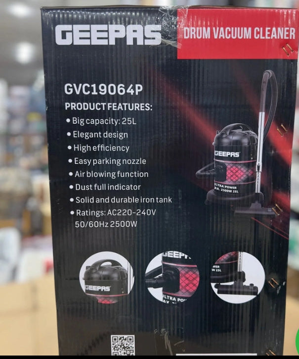 Geepas 2 in 1 Vacuum Cleaner 25L 19064